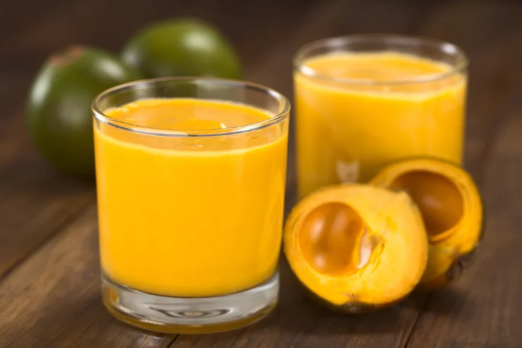 jugo de lúcuma